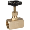 Needle valve Type: 718 Brass Straight Hand wheel Internal thread (BSPP)